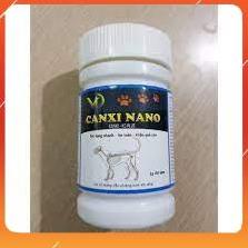 Canxi dành cho chó mèo Canxi Nano - lẻ 10 viên - dễ hấp thụ gấp 200 lần canxi thông thường