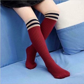 Tất dài kiểu Hàn Quốc cho bé. Lố 5 đôi trộn màu