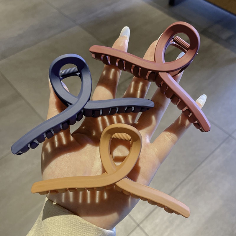 Kẹp Tóc Cá Mập Lớn Bằng Acrylic Hàn Quốc