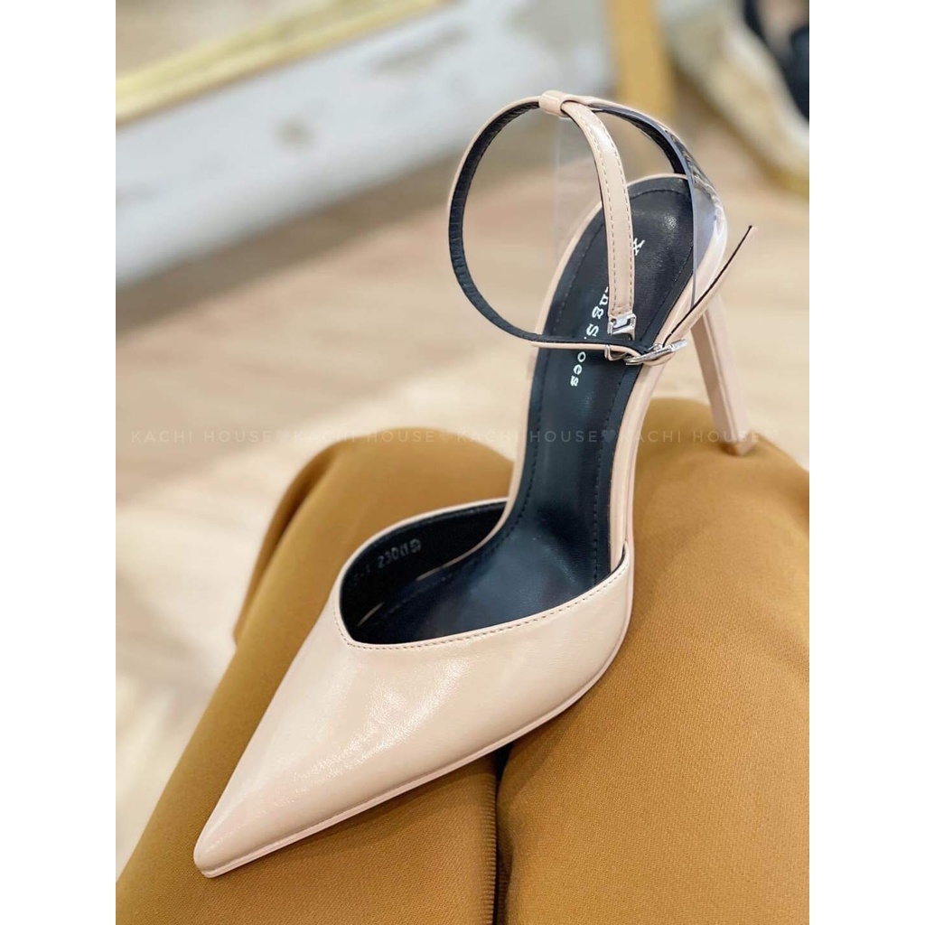 Sandal nữ gót nhọn bít gót trong mẫu 2155-5 - kachihouse