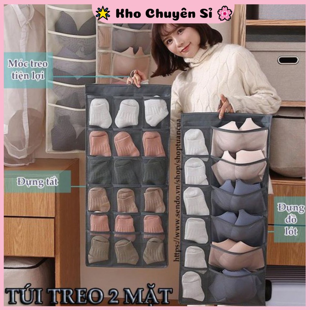 Túi Treo Quàn Áo Lót Cá Nhân (Loại Mới Nhiều Ngăn)