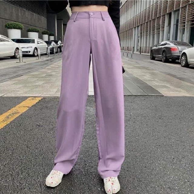 Quần ống rộng culottes 100cm Ulzzang Phong cách hàn quốc_KLy00