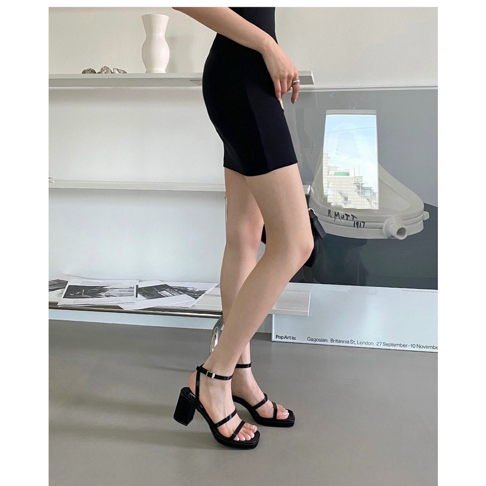 Sandal cao gót đế đúp chiến binh cá tính
