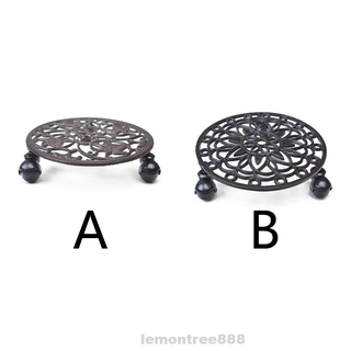 Lock Wheel Cast Iron Moving Rolling Modern Low Noise Plant Stand