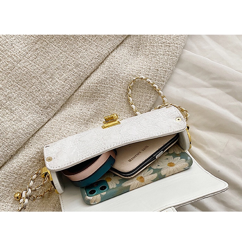 Túi đeo vai IELGY phối chuỗi xích thời trang dành cho nữ