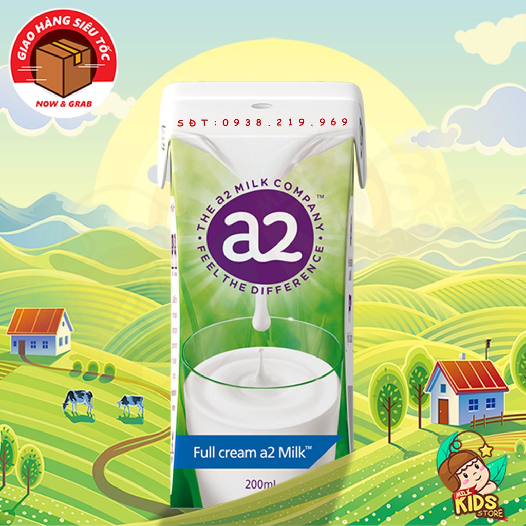 [LỐC 6 HỘP/200ML] SỮA TƯƠI A2 DẠNG NƯỚC NỘI ĐỊA ÚC | BigBuy360 - bigbuy360.vn