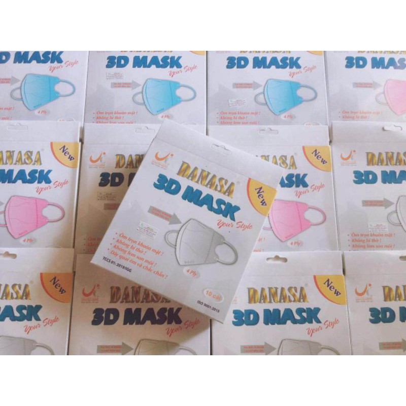 Khẩu Trang Danasa 3D mask (hộp 10 cái)