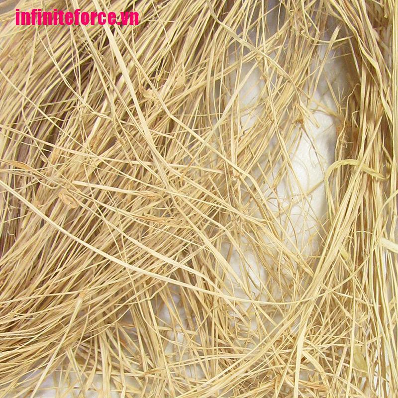 1 Bộ 50 bó cọ sợi raffia tự nhiên dùng làm đồ thủ công