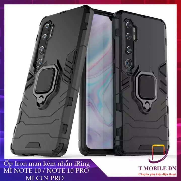 Ốp lưng Xiaomi CC9 Pro/Mi Note 10/Mi Note 10 Pro - Ốp lưng chống sốc Iron man Iring giúp bảo vệ máy tối đa