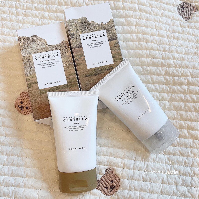 Kem dưỡng rau má skin 1004 Madagascar centella cream - Hàng chính hãng