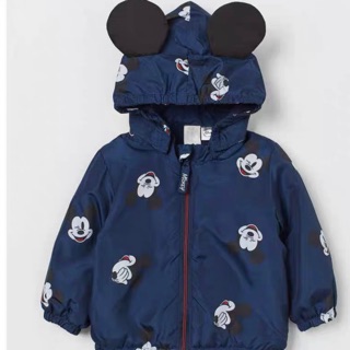 ÁO KHOÁC GIÓ XANH MICKY THAN CHO BÉ