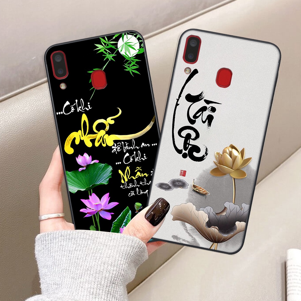 Ốp lưng Samsung Galaxy A20 / A30 / M20 in hình chữ tài chữ lộc, Cha Mẹ, bình an SIÊU ĐẸP