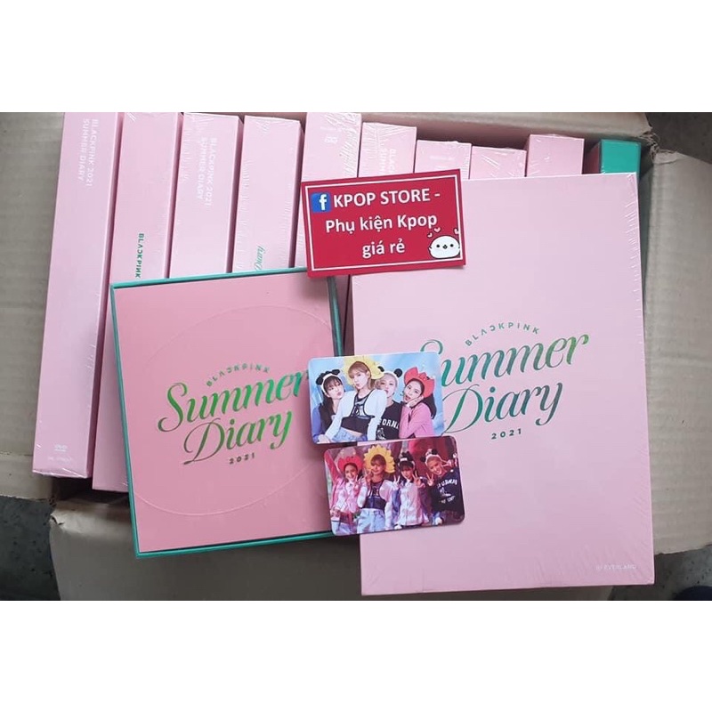 Chính hãng Blackpink Summer Diary 2021 bộ ảnh