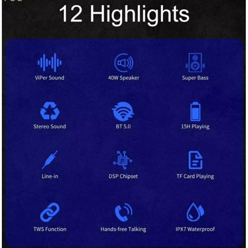 Loa XDOBO Wake 1983 50W Super Bass