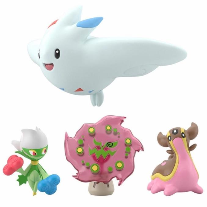 Hình Nộm Pokemon Scabies WORLS SINNOH REGION ROSERADE & Castrodon & Spiritombie & TOGELUS