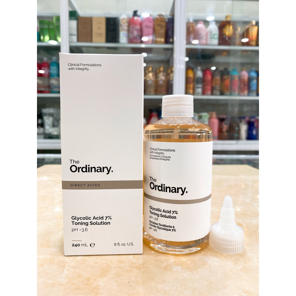 Nước Hoa Hồng The Ordinary Glycolic Acid 7% Toning Solution pH~3.6 Canada 240ml