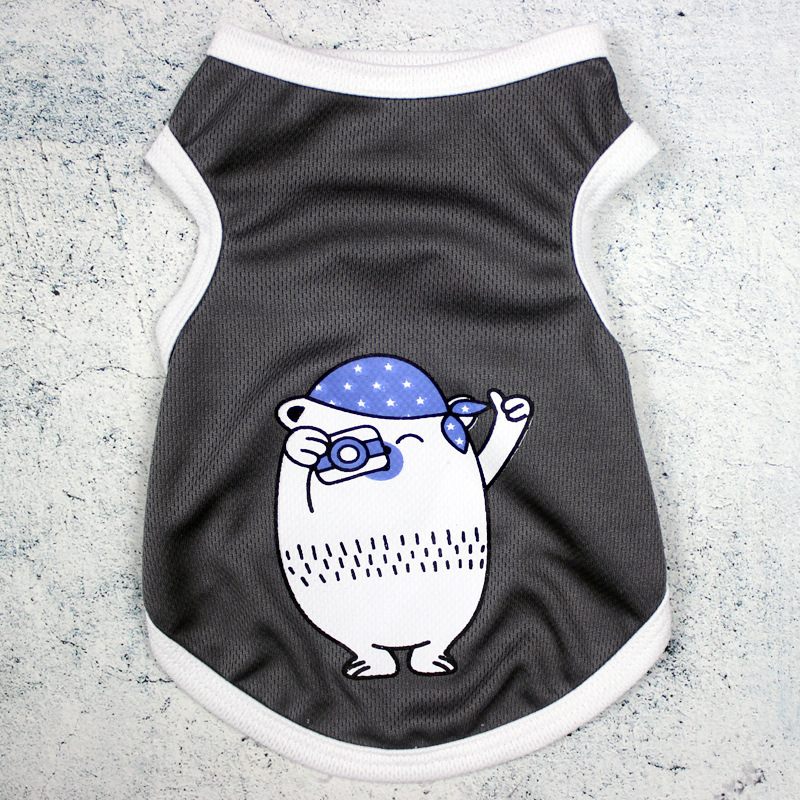 Áo thun in họa tiết dễ thương thoải mái dành cho thú cưng