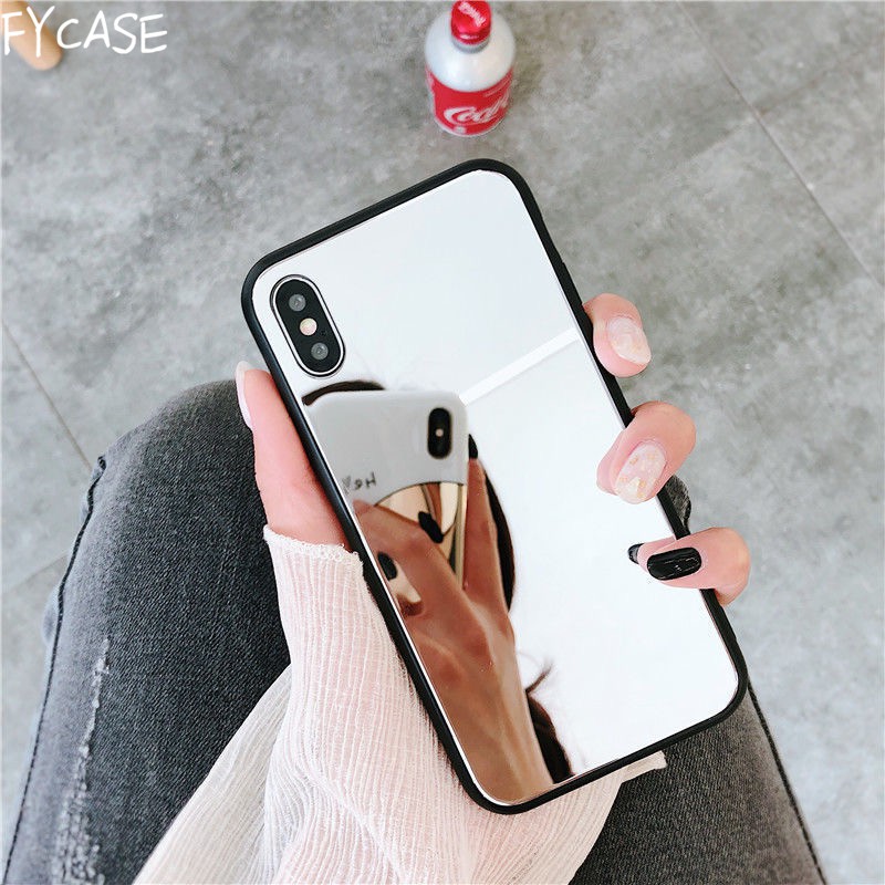 Ốp Điện Thoại Acrylic Mềm Tráng Gương Chống Rơi Cho Xiaomi Redmi 6 6a 7 7a 8 8a 9 9a 9c Note 7 8 8t Redmi 5 Plus 6 Pro Note 5a