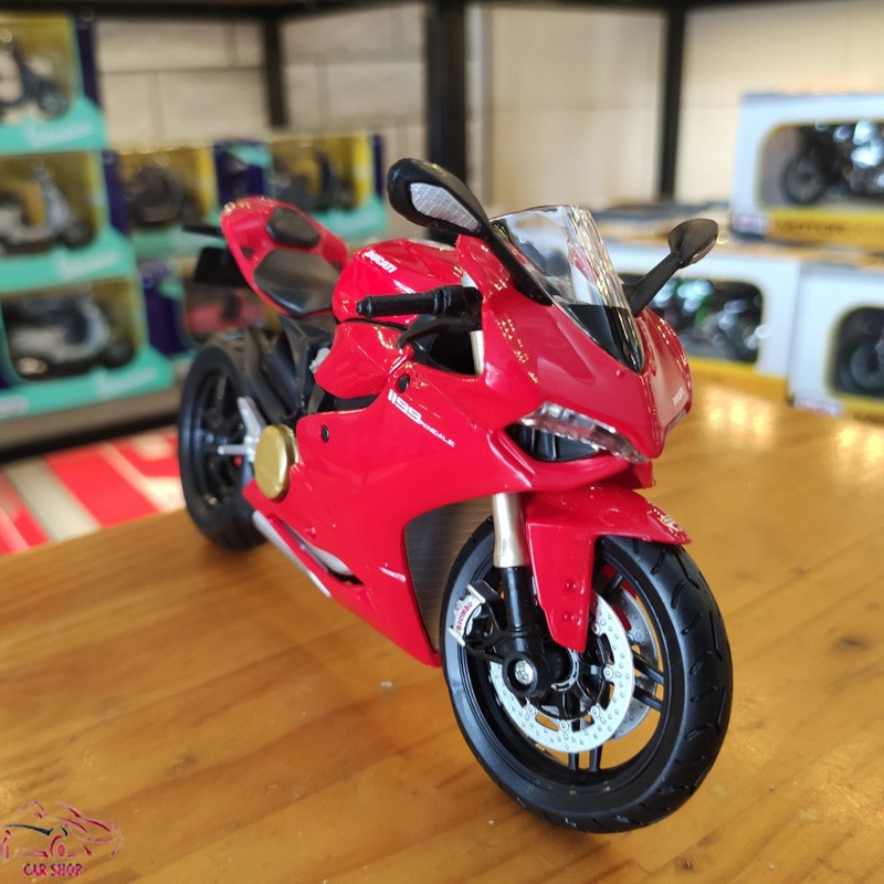 Xe mô hình siêu xe Ducati 1199 Panigale tỉ lệ 1:12 hãng Maisto