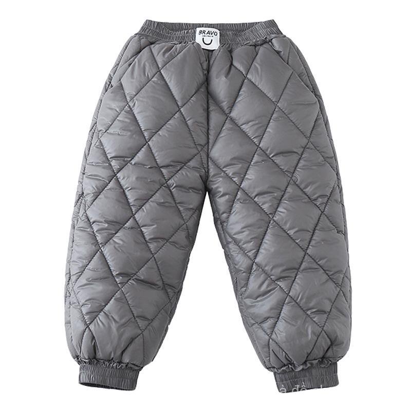Baby Boys Pants ， Winter New Three-Layer Thick Children Plus Child ， Warm Baby Loose Pants
