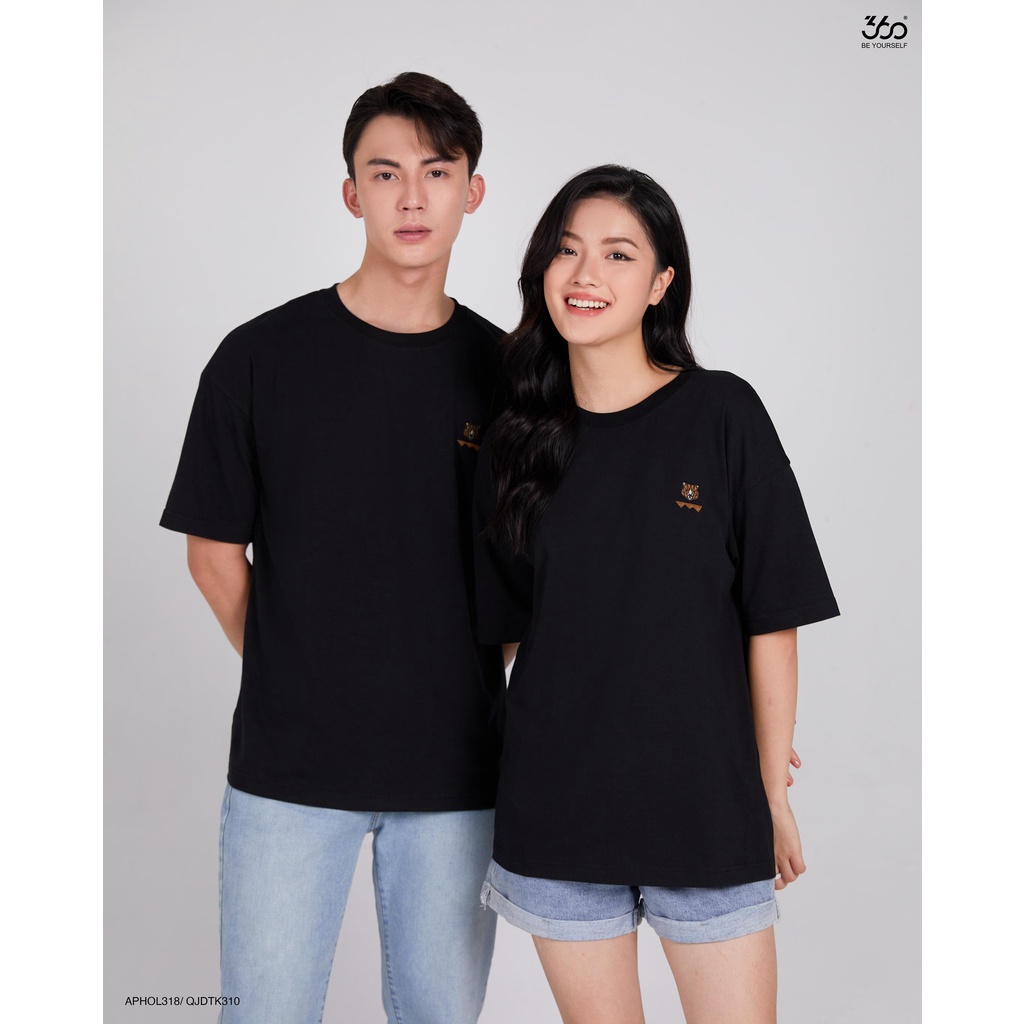 Áo thun Unisex thêu hình gấu thương hiệu thời trang 360 Boutique phông nam nữ - APHOL318