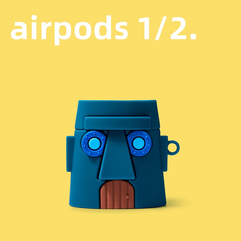 Vỏ bảo vệ hộp sạc tai nghe nhiều hình dạng dễ thương thích hợp cho AirPods 1 2 Pro & Inpods 12 13