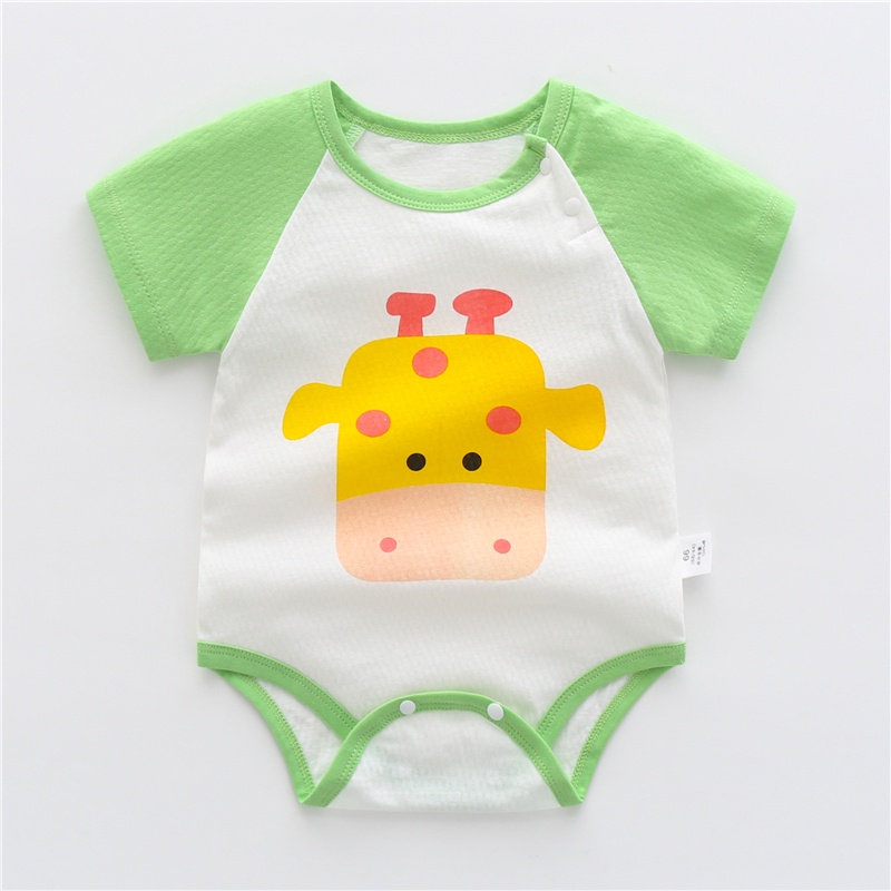 body chip cotton thoáng mát in hình xinh cho bé 3-12kg