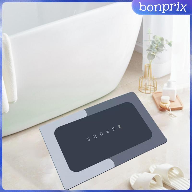 Thảm Chùi Chân Chống Trượt Nhanh Khô Hình Oval Kích Thước 40x60cm