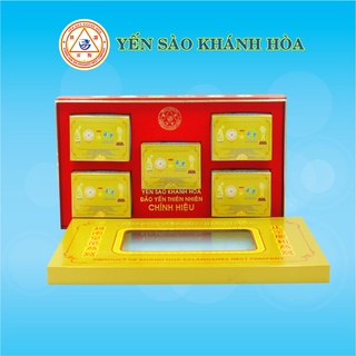 [5 hộp 3g] Yến sào đảo thiên nhiên Khánh Hòa tinh chế hộp quà tặng 011G