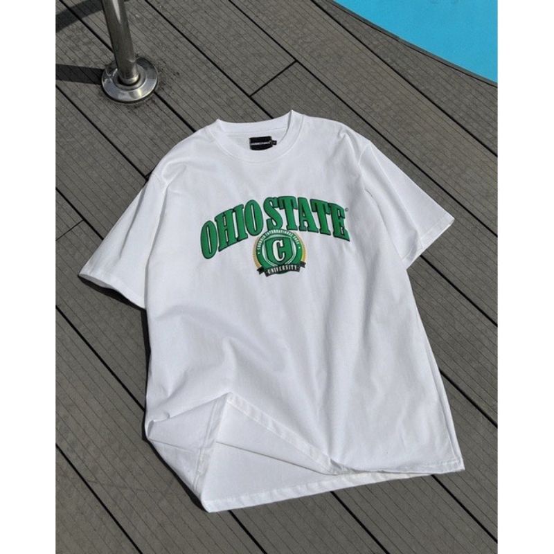 Áo thun tay lỡ unisex Ohiostate