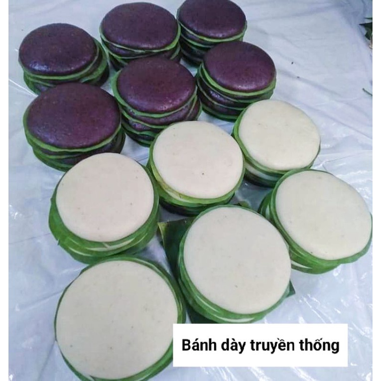 Bánh dày, bánh giầy làm từ gạo nếp nương