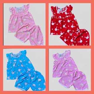 [6kg-12kg] Đồ bộ cho bé gái chất vải tôn, lanh, tole hai da siêu mát