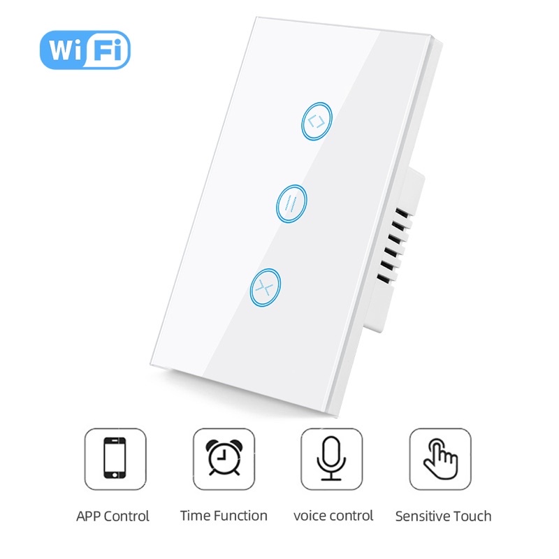 Công tắc cửa cuốn ; rèm điện thông minh, điều khiển qua smartphone
