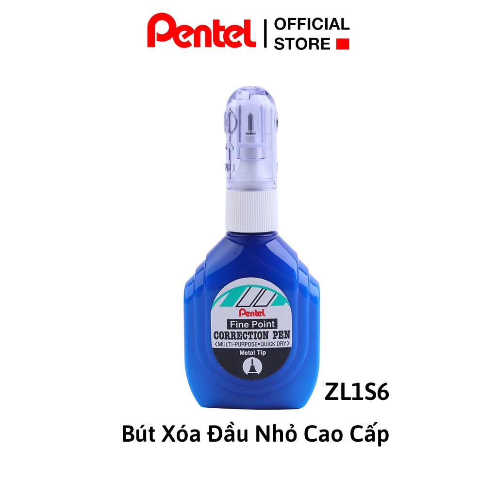 Bút Xóa Đầu Nhỏ Cao Cấp Pentel ZL1S6 | Thiết Kế Độc Đáo, Lạ Mắt | An Toàn Cho Người Dùng