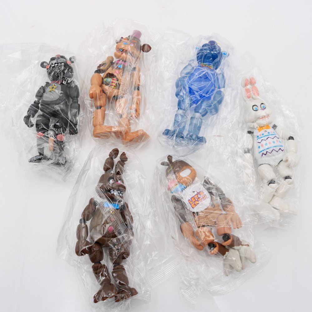 Set 6 mô hình nhân vật hoạt hình game Five Night At Freddy Fnaf