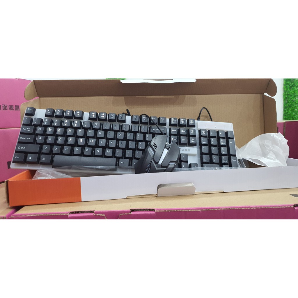 Bộ Bàn Phím Chuột giả cơ LED 7 Màu Q300 , Phím nhậy , độ nhẩy cao , Bảo hành 12 Tháng 1 đổi 1 , Tặng bàn di chuột | BigBuy360 - bigbuy360.vn
