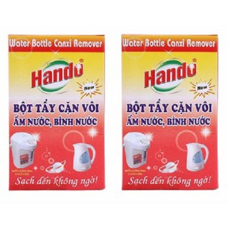 Bột Tẩy Cặn Vôi Canxi Ấm Nước, phích giữ nhiệt, Bình Nóng Lạnh Hando