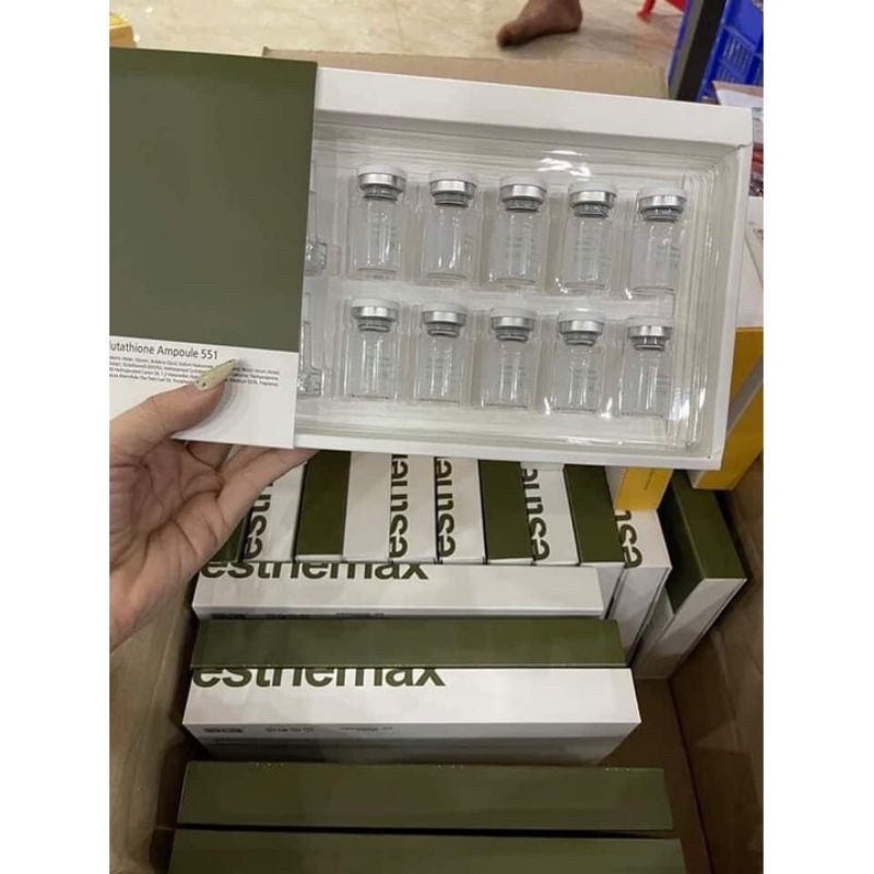 Tinh Chất Dưỡng Trắng Da Glutathion Esthemax - Full hộp 10 lọ