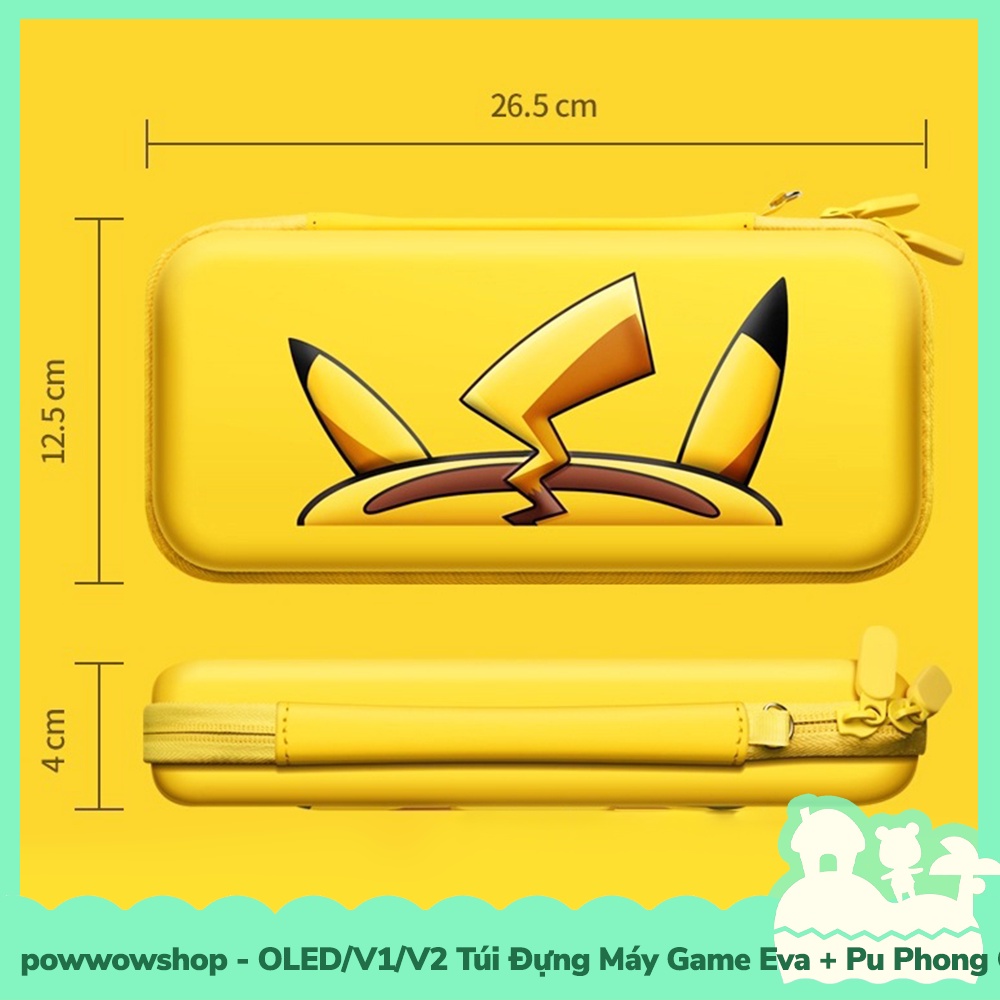 [Sẵn VN - Hỏa Tốc] OLED/V1/V2 Túi Đựng Máy Game Da Pu + Eva Cho Máy Game Nintendo Switch OLED/V1/V2 Phong Cách Gaming St