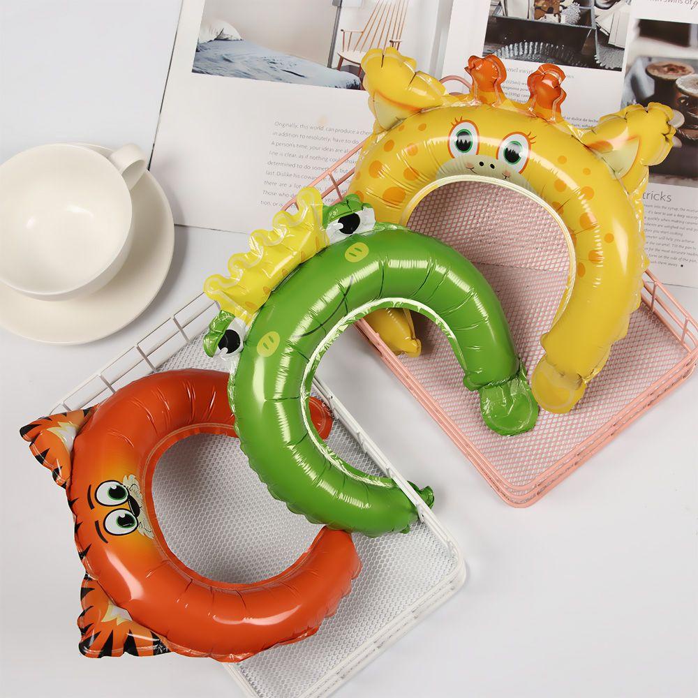 Set 10 Bong Bóng Lá Nhôm Hình Động Vật Mini Trang Trí Tiệc Sinh Nhật / Tiệc Mừng Em Bé