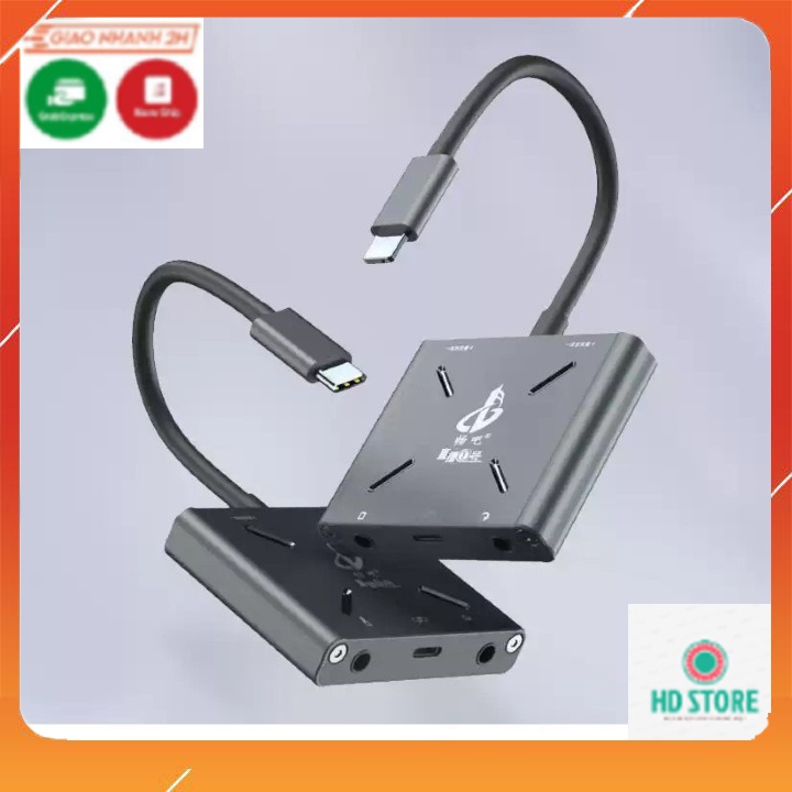 Jack Chuyển Đổi lp 2 Cổng, Cục Chuyển Đổi lp Vừa Sạc Vừa Bật Livestream Hàng Chính Hãng Xịn. Bảo Hành 12 Tháng.