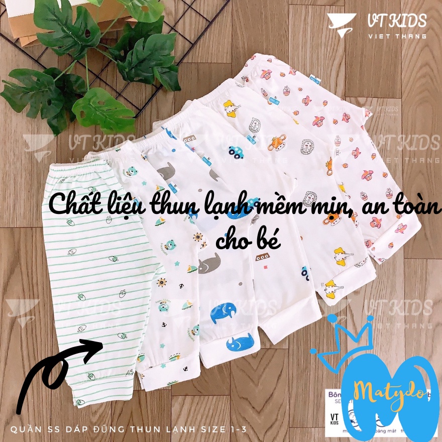 Quần dài sơ sinh bé trai bé gái mùa hè đông giá rẻ quần chục cho bé VT trắng QDSS03
