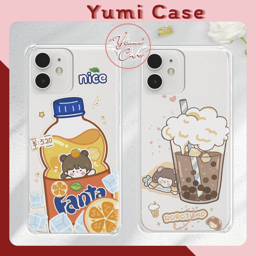 Ốp điện thoại cho Iphone Samsung Vsmart Oppo Huawei Xiaomi Vivo Nokia Realme Poco Redmi Fanta trà  Yumi Case