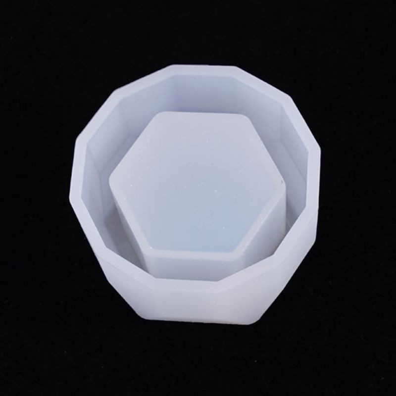 Khuôn Silicone Hình Lục Giác Làm Nhựa Epoxy Resin Thủ Công Để Bàn Trang Trí