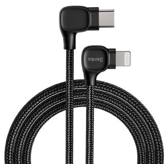 Benks m15 3a dual bend pd fast charging type c to lightning mfi data cable for iphone x xs max xr
