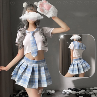 Bộ đồng phục học sinh hóa trang kiểu dáng quyến rũ cho nữ Sm
