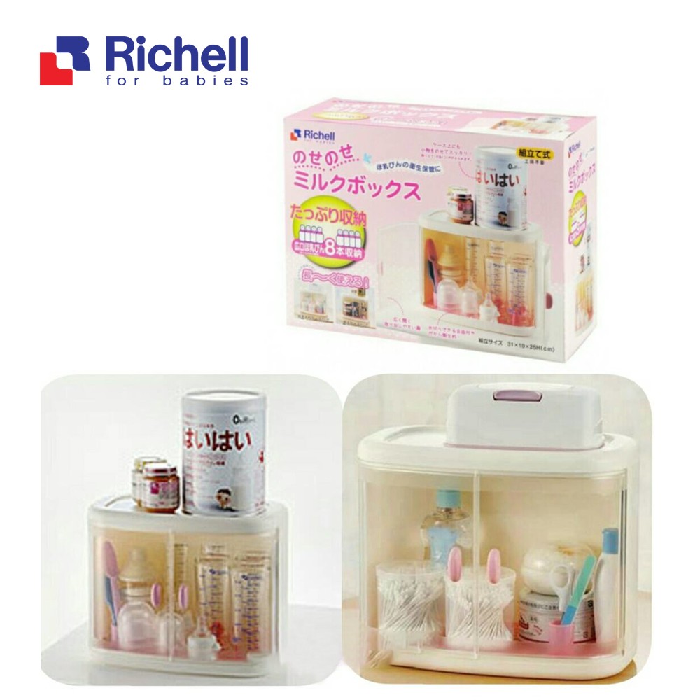 Tủ mini úp bình sữa Richell Nhật