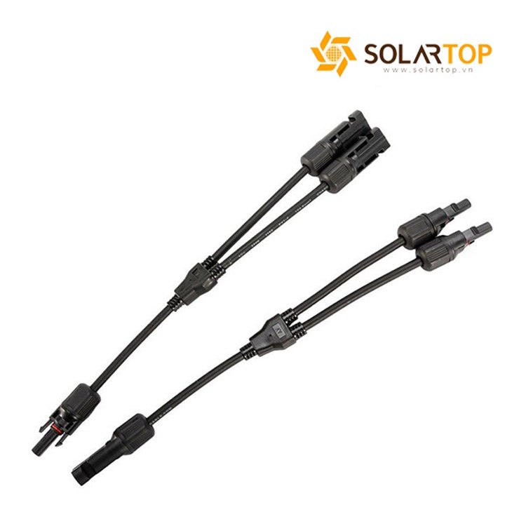 Đầu nối Jack MC4 nhánh chữ Y hãng FEEO dùng cho hệ thống điện mặt trời