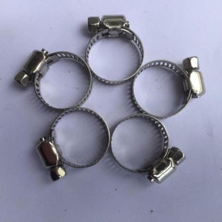 Combo 5 đai xiết inox- cổ dê- vòng đai xiết inox dùng xiết ống 9mm- 16mm