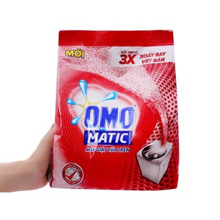 Bột giặt OMO cửa trên 3 kg đỏ